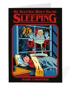 Sees You When You're Sleeping Christmas Card 🎅🏻 | Ohh Deer