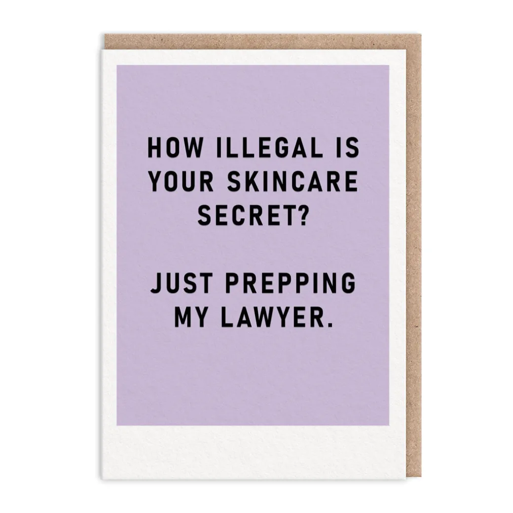Skincare Secret Greeting Card
