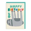 Sloth Happy Birthday Card 🦥 | Ohh Deer