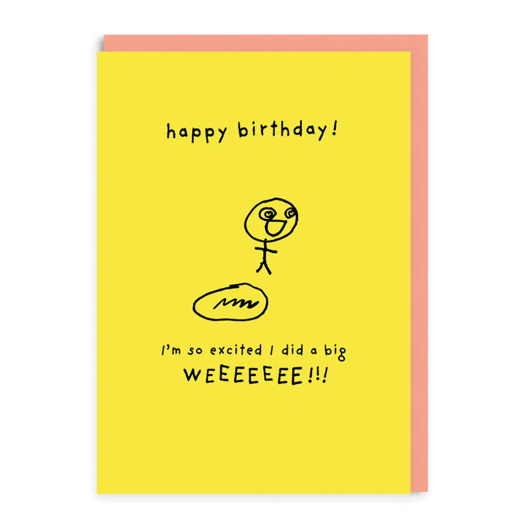 So Excited I Did a Big Wee Birthday Card | Ohh Deer