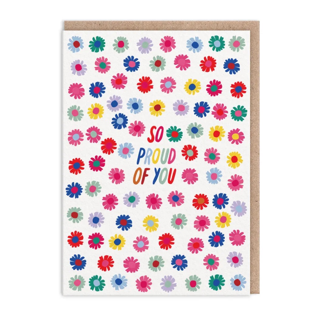 So Proud of You Flowers Greeting Card 🌸 | Ohh Deer