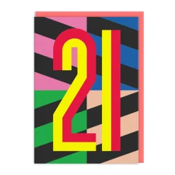 21st Birthday Card