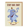 Stay Rad Dad Greeting Card