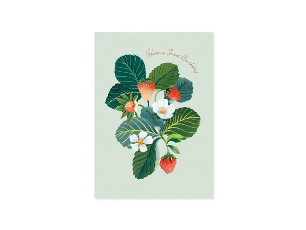Strawberries 3D Pop Up Greeting Card | Ohh Deer