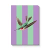 Striped Hummingbird A6 Perfect Bound Notebook