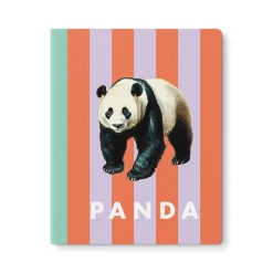 Striped Panda Exercise Book