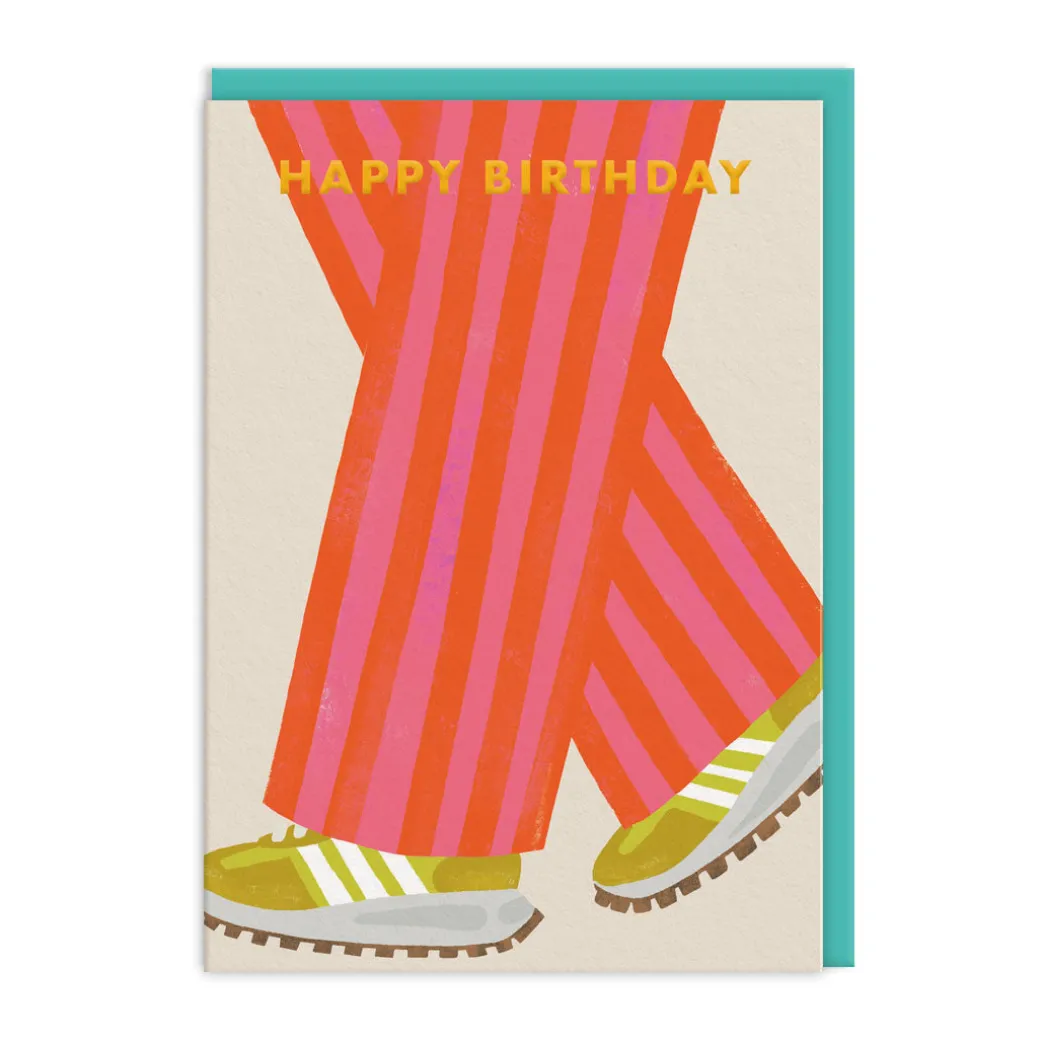 Stylish Walking Birthday Card🚶🎩🎉 | Ohh Deer