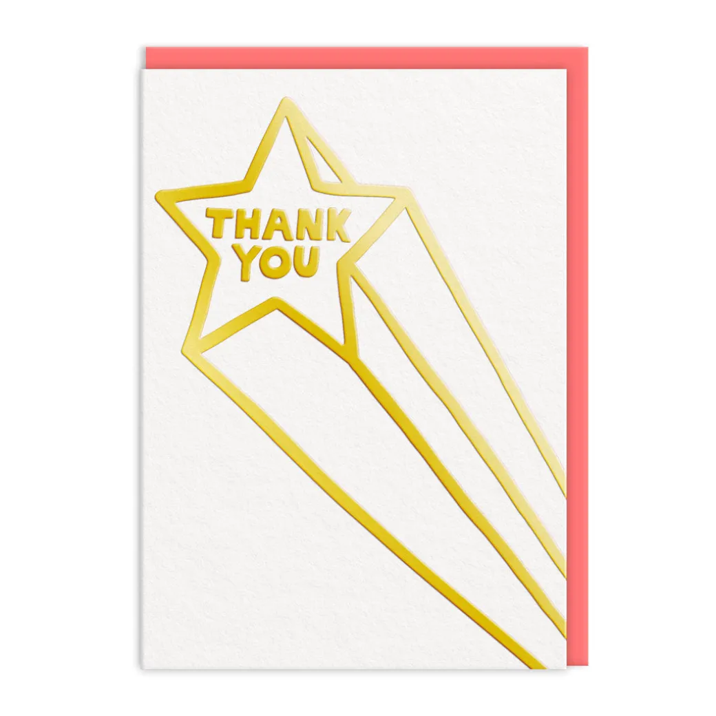 Thank You Star Greeting Card 🌟 Ashkahn | Ohh Deer