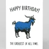 The G.O.A.T. Birthday Card | Ohh Deer