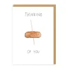 Thinking Of You Cocktail Sausage Greeting Card | Ohh Deer