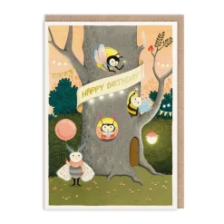 Tree Apartment Birthday Card