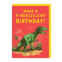 T-Rexcellent Birthday Card