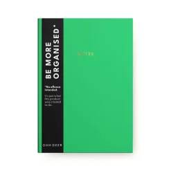 True Green A5 Linen Notebook