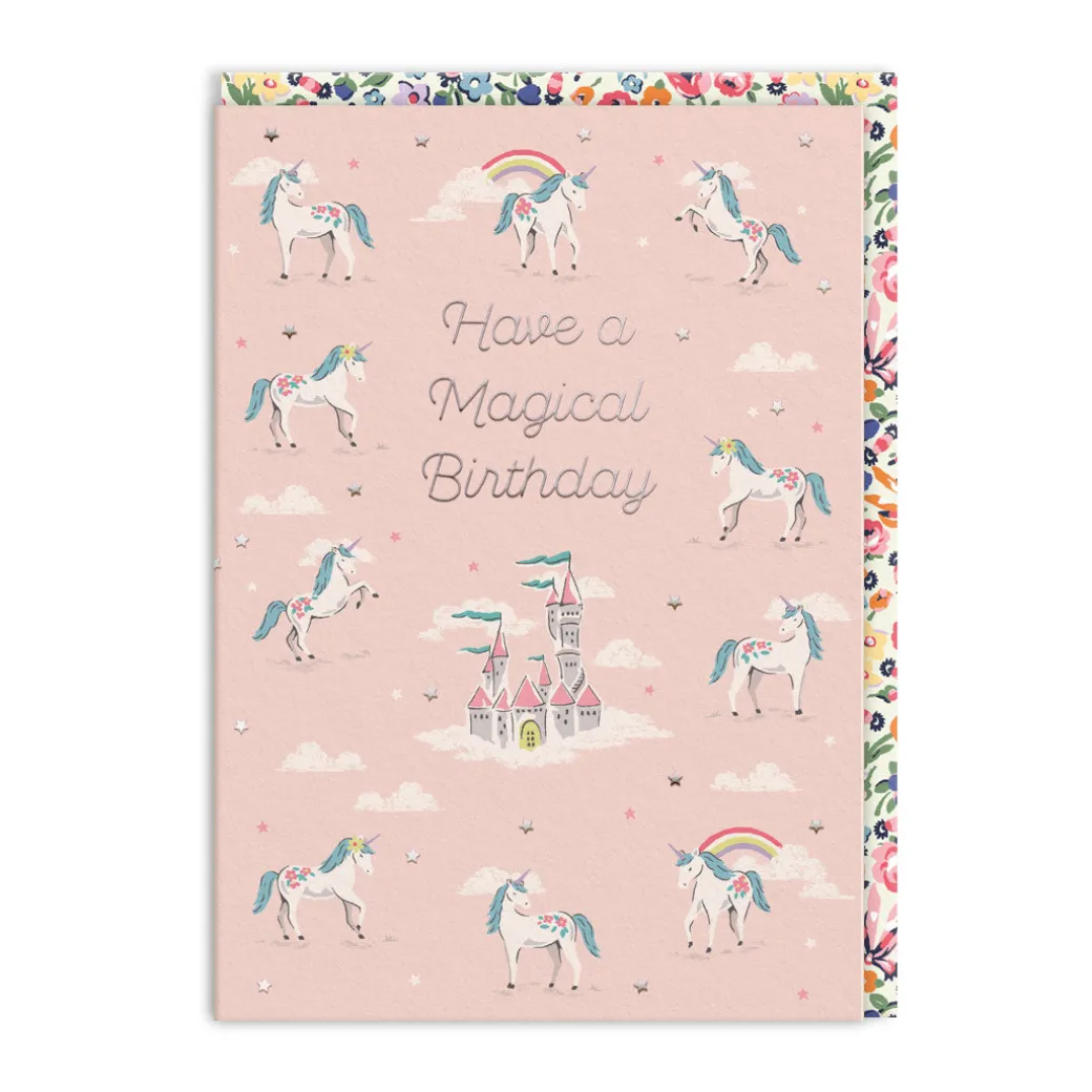 Unicorns Magical Birthday Card