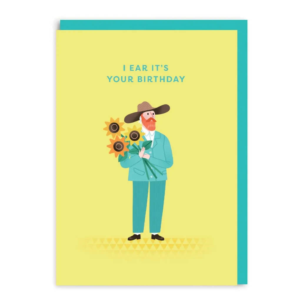 Van Gogh Ear Birthday Card | Ohh Deer