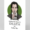 Wednesday Addams Closer To Death Birthday Card | Ohh Deer