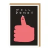 Well Done Thumbs Up Greeting Card | Ohh Deer