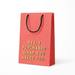 What You Asked For Small Gift Bag