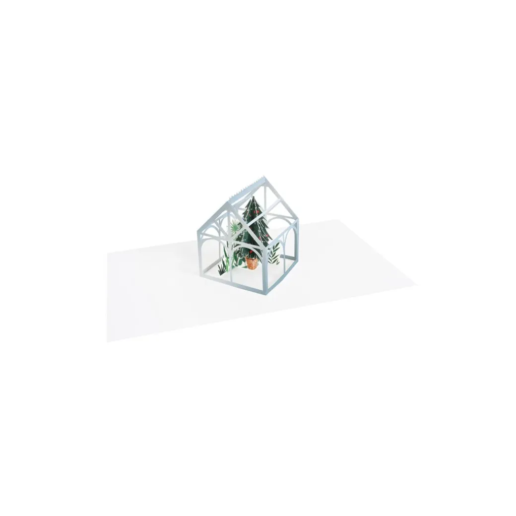 Winter Greenhouse 3D Pop Up Greeting Card | Ohh Deer