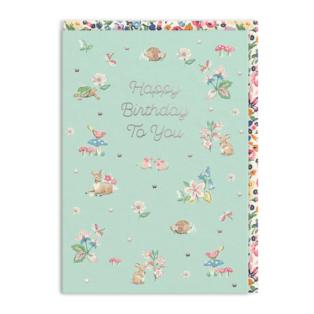 Woodland Creatures Birthday Card