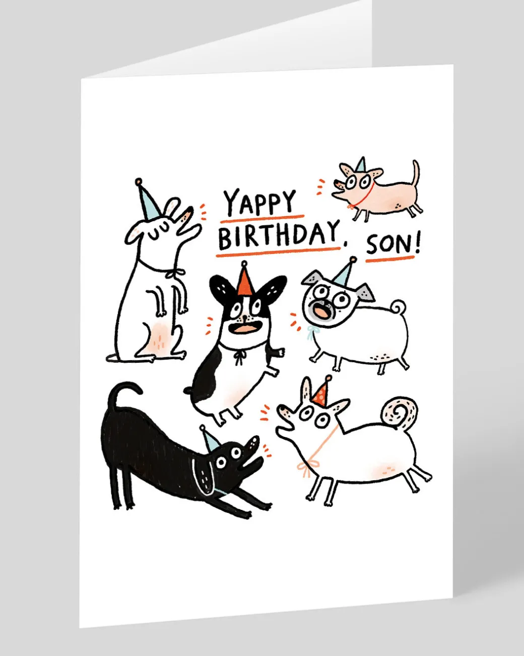 Yappy Birthday Son Greeting Card | Ohh Deer