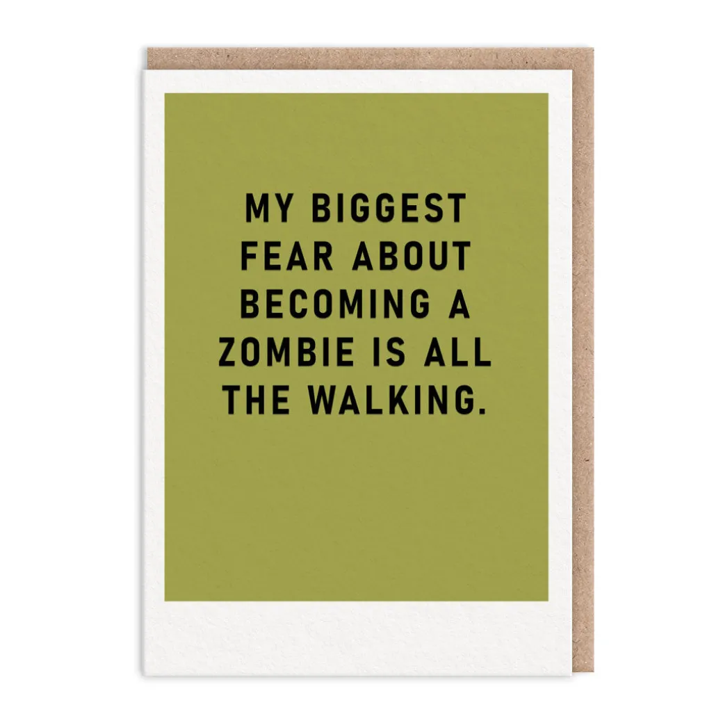 Zombie All The Walking Greeting Card 🚷 | Ohh Deer